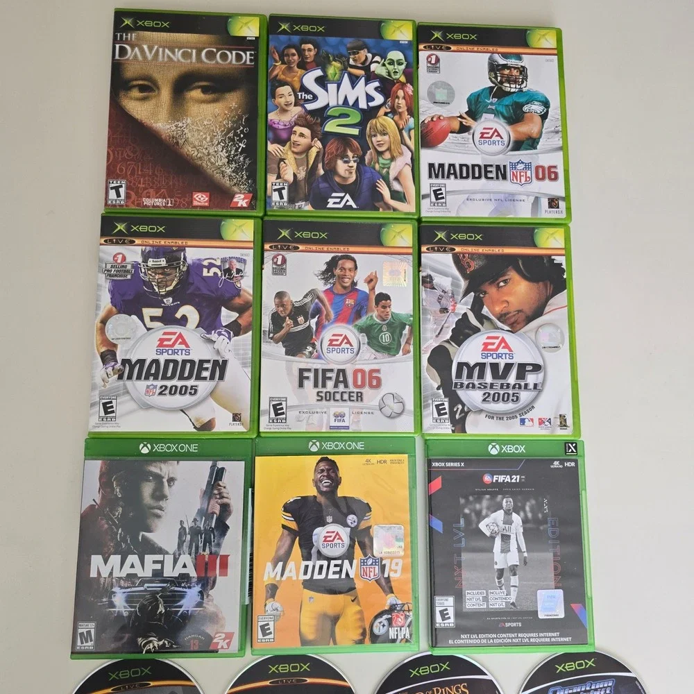 Xbox Game Lot of 18 Titles Mafia III FIFA 21 Original One Series X NOT TESTED